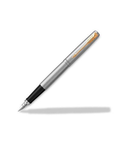 Zestaw upominkowy Duo Pióro+Długopis Jotter stalowy GT [2093257]