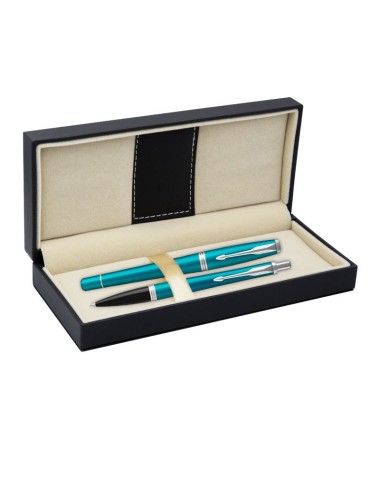 Długopis Urban + Pióro Wieczne Urban Parker Vibrant Blue CT [DUOURBAN6]