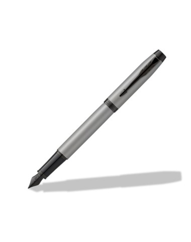 Pióro wieczne Parker IM Achromatic Srebrne w czarnym pudełku [2127619/14]
