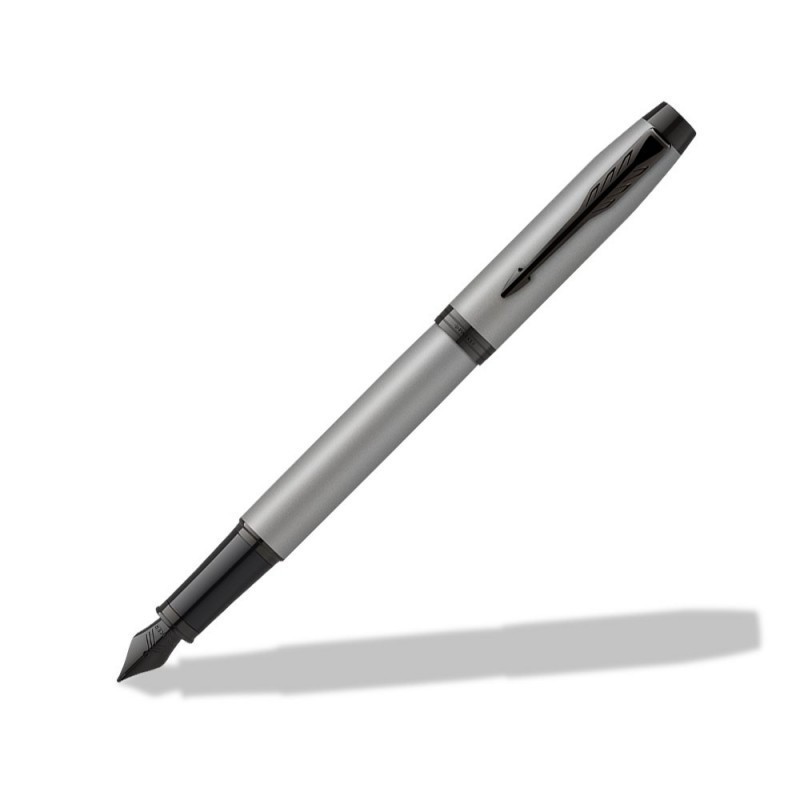 Pióro wieczne Parker IM Achromatic Srebrne w czarnym pudełku [2127619/14]