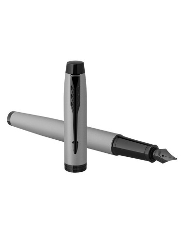 Pióro wieczne Parker IM Achromatic Srebrne w czarnym pudełku [2127619/14]