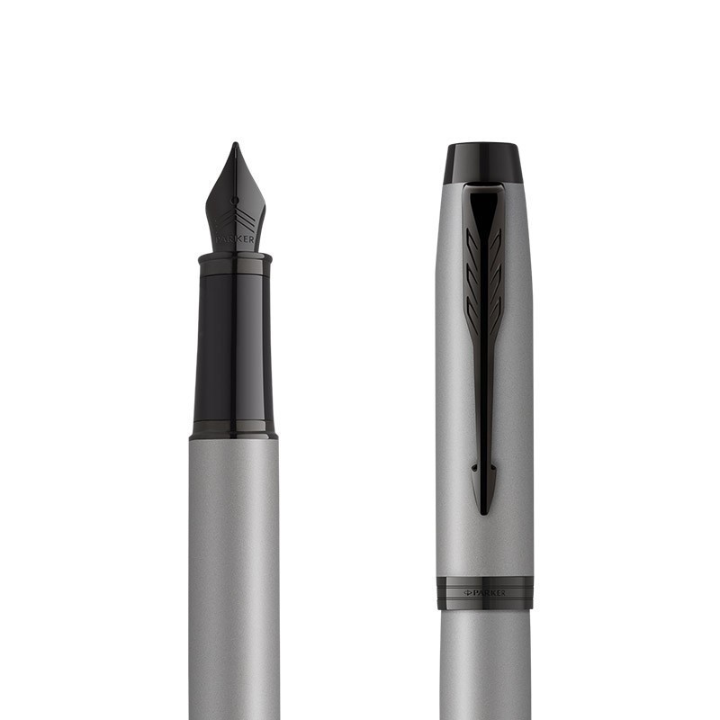 Pióro wieczne Parker IM Achromatic Srebrne w czarnym pudełku [2127619/14]