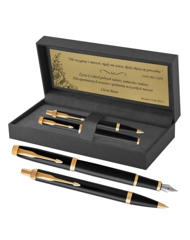 Zestaw Parker z grawerem IM GT [ZP0006]