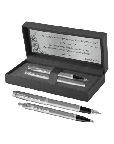 Zestaw Parker z grawerem IM CT [ZP0007]