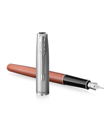 Pióro wieczne Parker Sonnet Sand Blasted Metal Pomarańczowe [2169228]