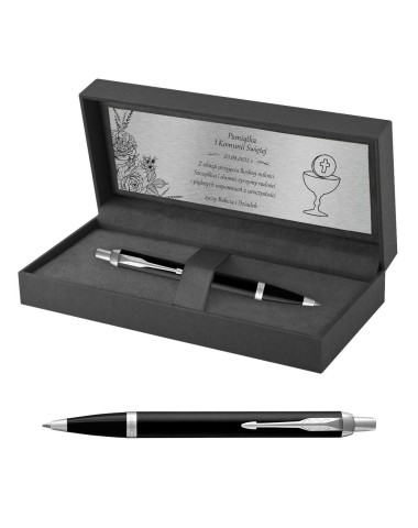 Długopis Parker IM Czarny Matowy CT w Pudełku z Grawerem [2143632/1]