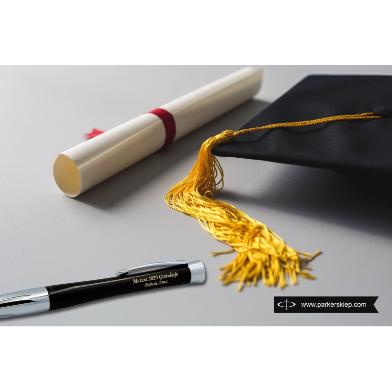 Długopis Parker Urban Czarny Matowy CT w Pudełku z Grawerem [2143639/1]