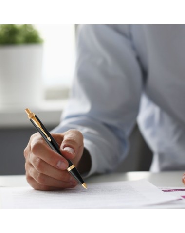 Długopis Parker IM Czarny GT w Pudełku z Grawerem [1931666/6]