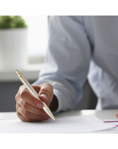 Długopis Parker IM Professionals Monochrome Champagne  w Pudełku z Grawerem [2172956/1]