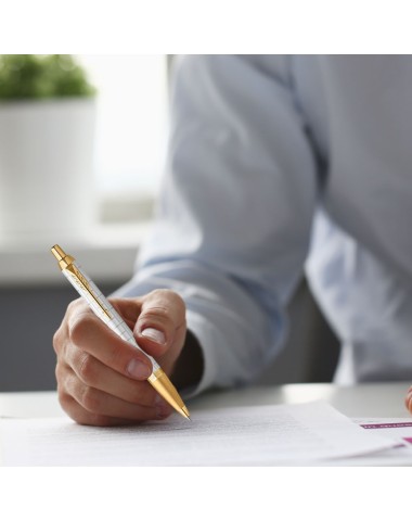 Długopis Parker IM Premium Perłowy GT w Pudełku z Grawerem [2143643/2]