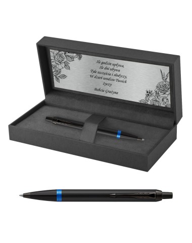 Długopis Parker IM Professionals Marine Blue w Pudełku z Grawerem [2172941/1]