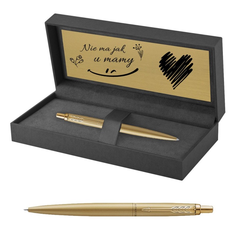 Długopis Parker Jotter XL Monochrome Gold w Pudełku z Grawerem [2122754/2]