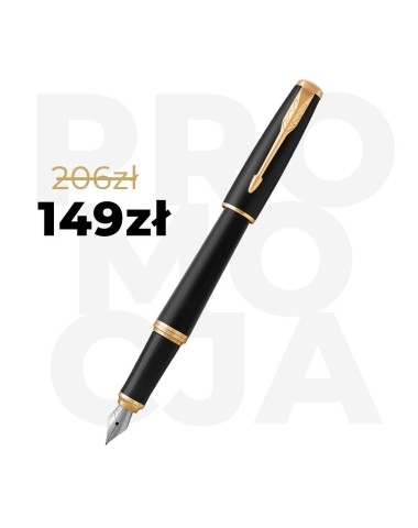 Pióro wieczne Parker Urban Muted Black GT w Pudełku z Grawerem [1931601/3]