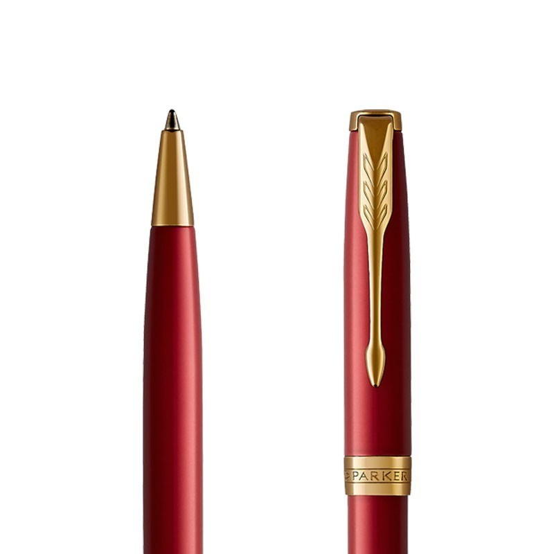 Długopis Parker Sonnet Czerwona Laka GT w Pudełku z Grawerem [1931476/1]