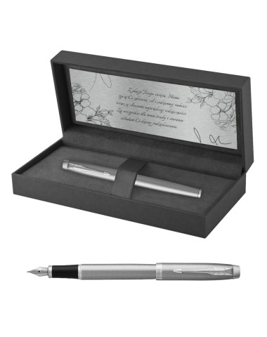 Pióro wieczne Parker IM Stainless Steel CT w Pudełku z Grawerem [2143635/1]