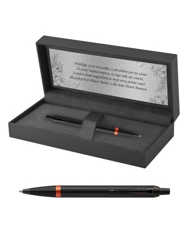 Długopis Parker IM Professionals Flame Orange w Pudełku z Grawerem [2172946/1]