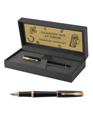 Pióro wieczne Parker Urban Muted Black GT w Pudełku z Grawerem [1931601/4]