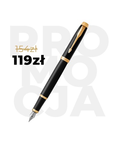 Pióro wieczne Parker IM Czarne GT w Pudełku z Grawerem [1931652/4]