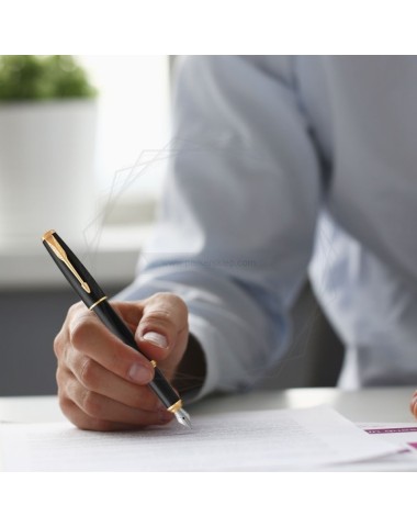 Długopis i Pióro Parker Urban Czarny GT w Pudełku z Grawerem [2143640/6]