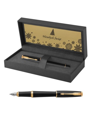 Pióro wieczne Parker Urban Muted Black GT w Pudełku z Grawerem [1931601/5]