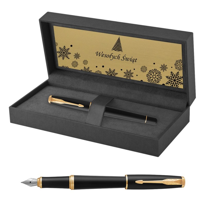 Pióro wieczne Parker Urban Muted Black GT w Pudełku z Grawerem [1931601/5]