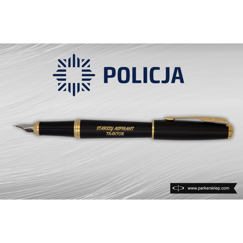 Pióro wieczne Parker Urban Muted Black GT w Pudełku z Grawerem [1931601/5]