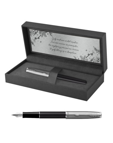 Pióro Parker Sonnet Czarne GT w Pudełku z Grawerem [2146864/1]