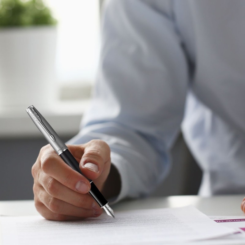 Pióro Parker Sonnet Czarne GT w Pudełku z Grawerem [2146864/1]