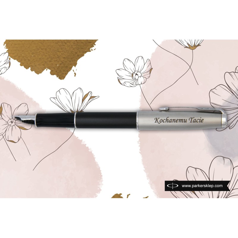 Pióro Parker Sonnet Czarne GT w Pudełku z Grawerem [2146864/1]