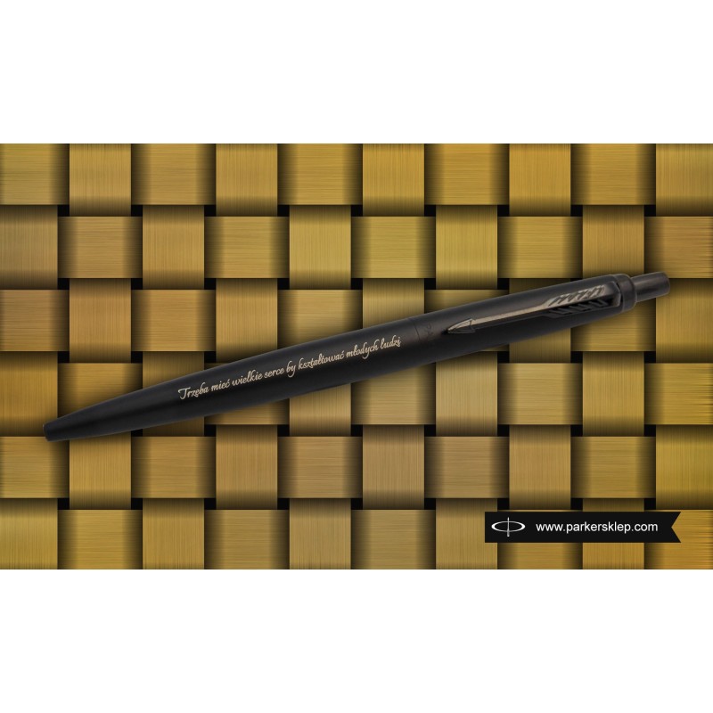 Długopis Parker Jotter XL Monochrome Black z grawerem [2122753/1]
