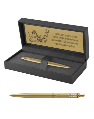 Długopis Parker Jotter XL Monochrome Gold w Pudełku z Grawerem [2122754/3]