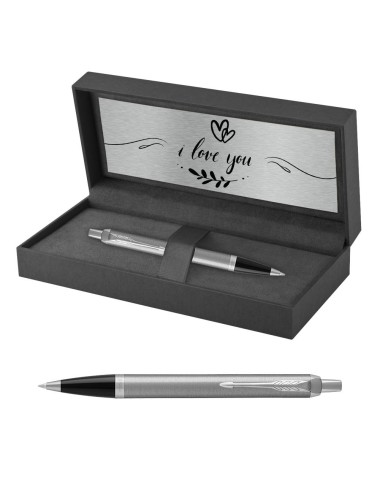 Długopis Parker IM Stainless Steel CT w Pudełku z Grawerem [2143631/8]