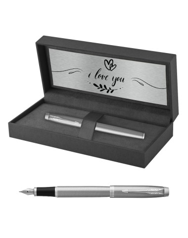 Pióro wieczne Parker IM Stainless Steel CT w Pudełku z Grawerem [2143635/4]
