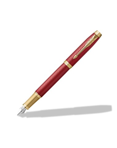 Pióro wieczne Parker IM Premium Czerwone GT w pudełku z grawerem [2143650/1]
