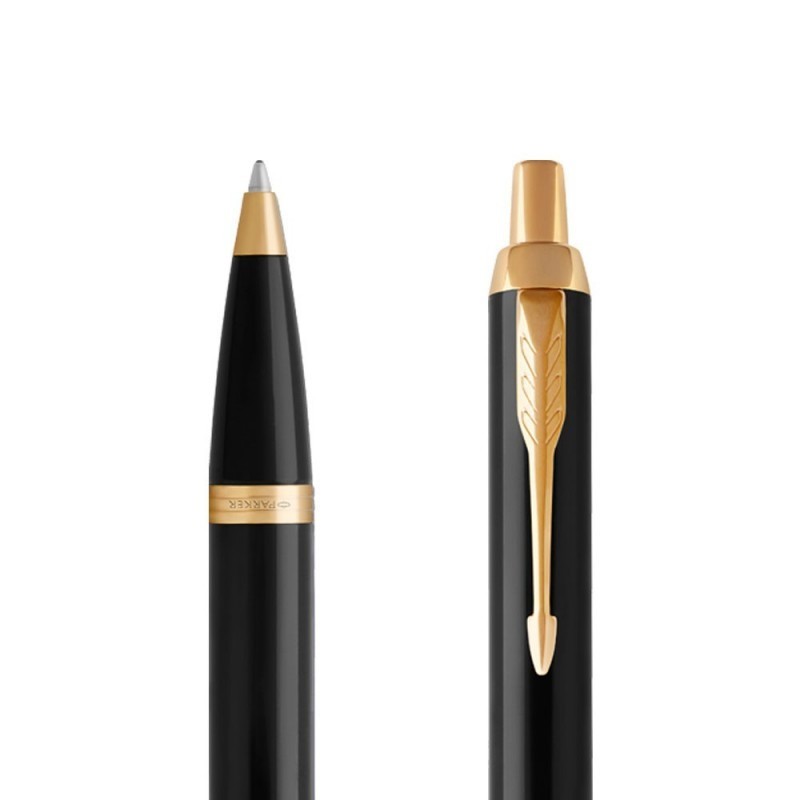 Długopis Parker IM Czarny GT w Pudełku z Grawerem [1931666/19]