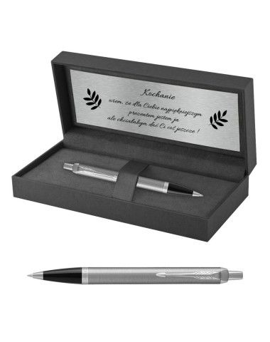 Długopis Parker IM Stainless Steel CT w Pudełku z Grawerem [2143631/13]