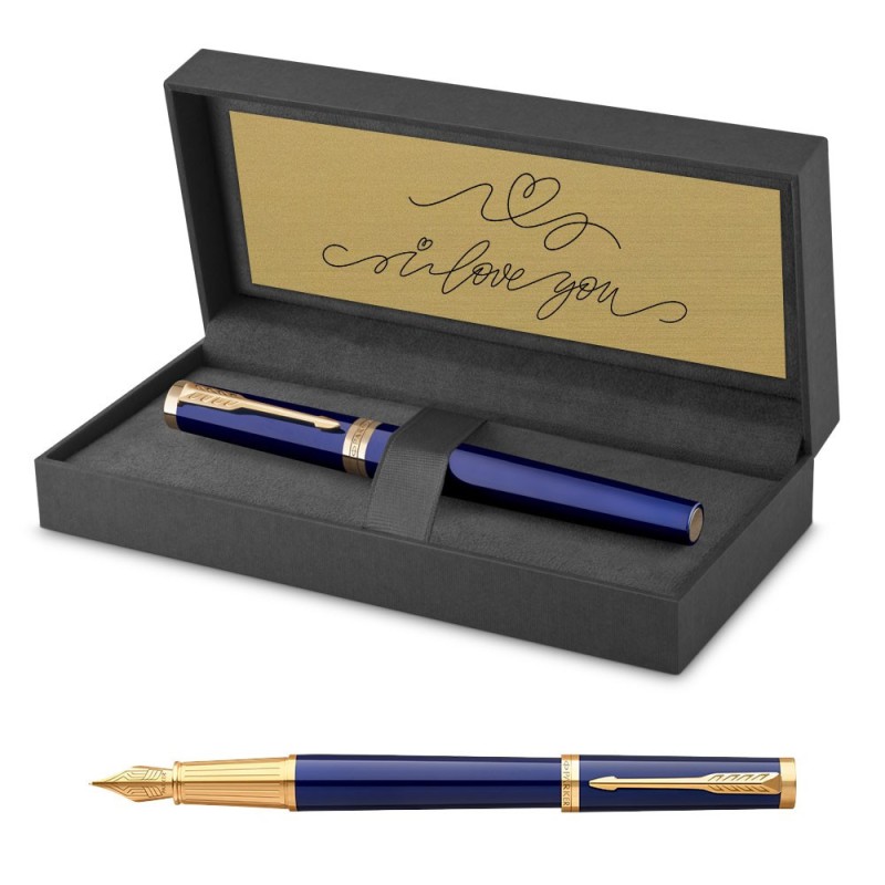 Pióro wieczne Parker Ingenuity Granatowe GT w Pudełku z Grawerem [2182009/1]