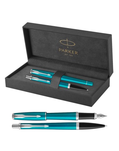 Długopis + Pióro Wieczne Urban Parker Vibrant Blue CT [1931577/1]