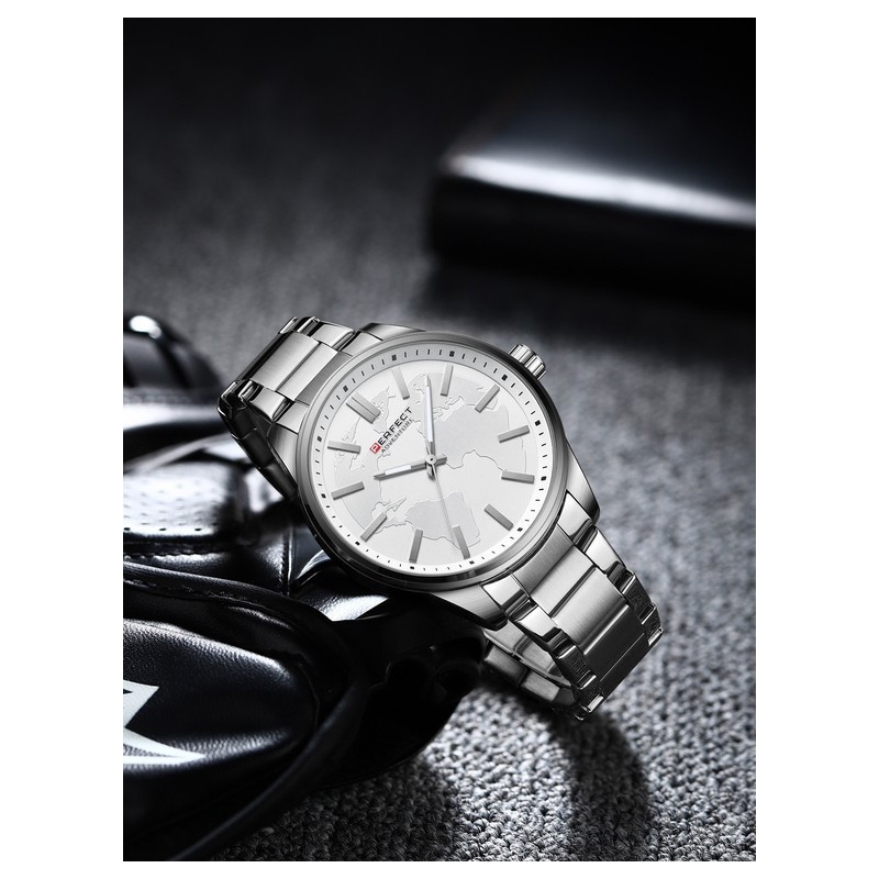 Zestaw Pióro wieczne Parker IM Czarne CT + Zegarek Perfect + Spinki [ZG031]