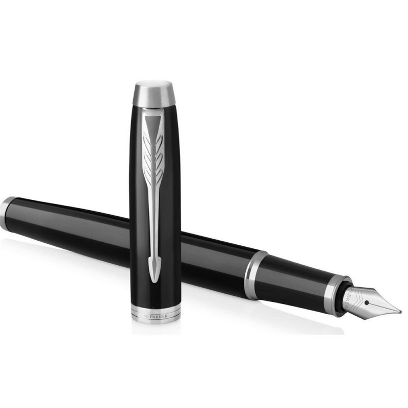 Zestaw Pióro wieczne Parker IM Czarne CT + Zegarek Perfect + Spinki [ZG031]