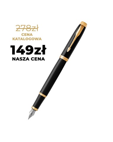 Zestaw Pióro wieczne Parker IM Czarne + Zegarek G. Rossi + Tłoczek[1931652/10]