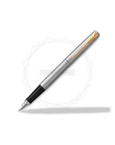 Długopis + Pióro Wieczne Parker Jotter Stalowe GT [1953182/1]