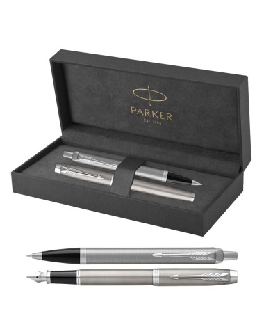 Długopis + Pióro Parker IM Stainless Steel CT [2143631/15]