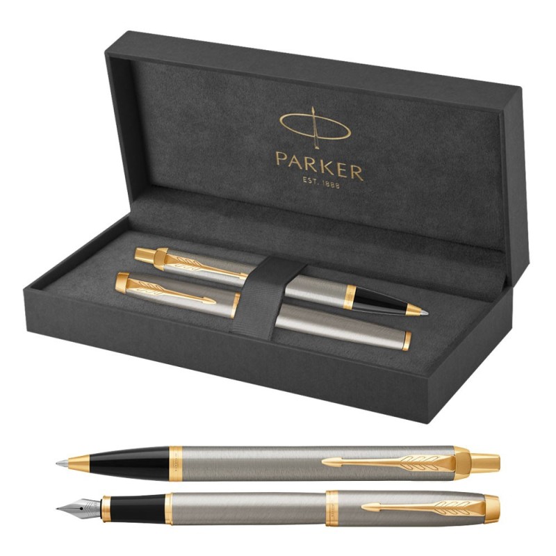 Długopis i Pióro Parker IM Brushed Metal GT [1931670/10]