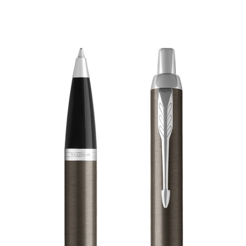 Długopis i Pióro Parker IM Dark Espresso CT w pudełku z grawerem [1931671/2]