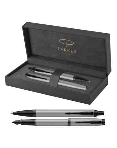 Długopis i Pioro Parker IM Achromatic Srebrny [2127752/1]