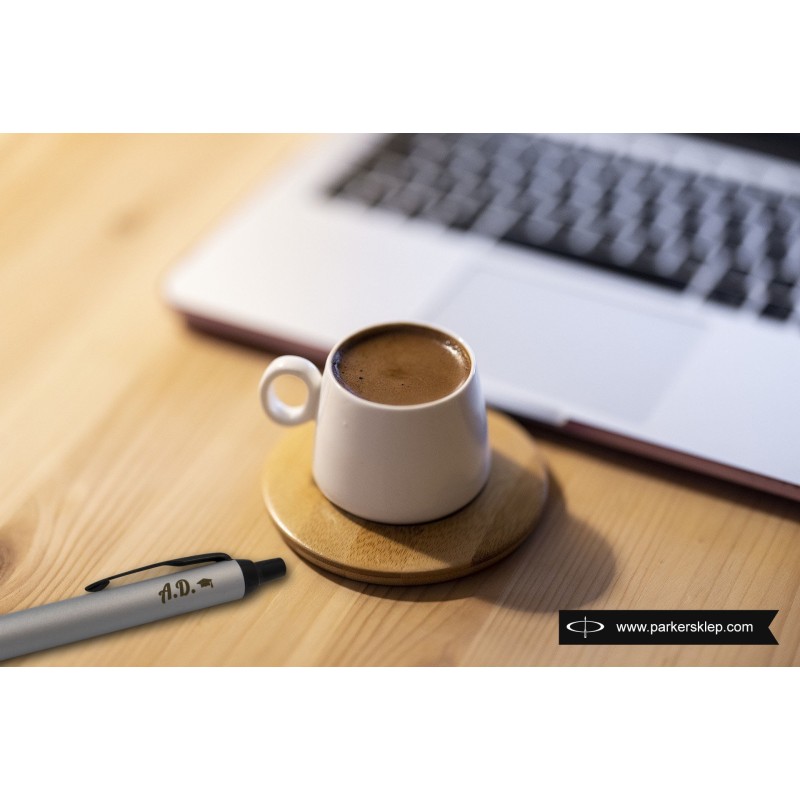 Długopis i Pioro Parker IM Achromatic Srebrny [2127752/1]