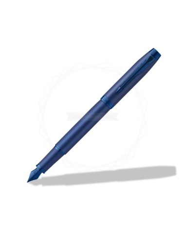 Długopis + Pióro Parker IM Professionals Monochrome Blue z grawerem [2172966/2]