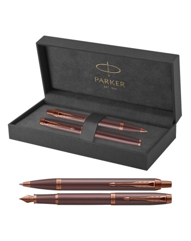 Długopis + Pióro Parker IM Professionals Monochrome Burgundy [2190514/2]