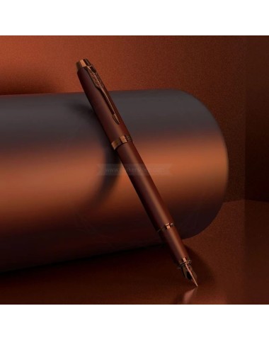 Długopis + Pióro Parker IM Professionals Monochrome Burgundy z Grawerem [2190514/3]